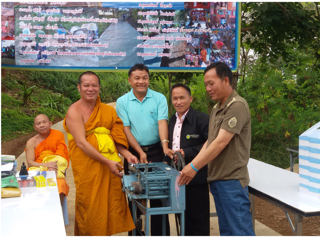 Sombat Tour provided a road on Phu Chi Fa, Chiang Rai Province